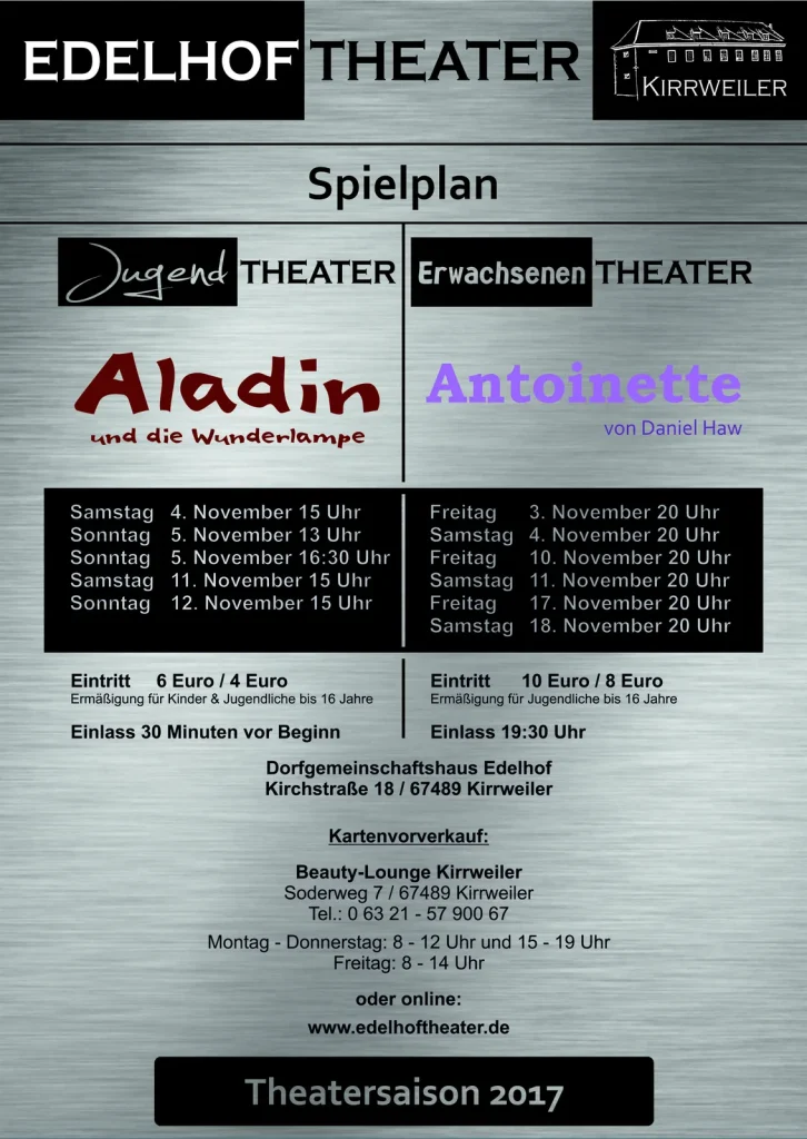 Plakat Antoinette Plakat „Antoinette“, 2017