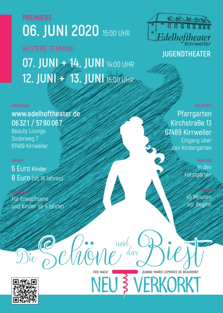 Plakat Die Schöne und das Biest, neu verkorkt Plakat „Die Schöne und das Biest, neu verkorkt“, 2020