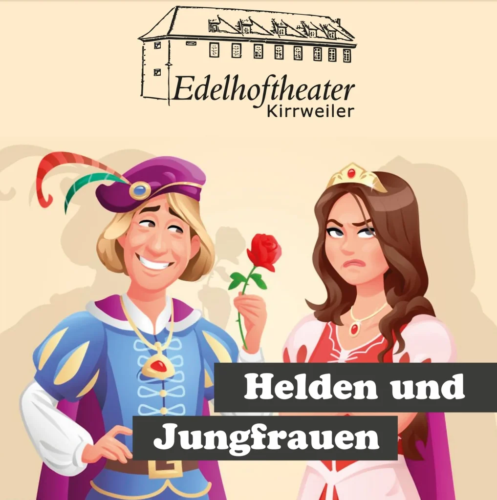 Plakat „Helden und Jungfrauen“, 2025
