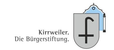 Logo „Kirrweiler. Die Bürgerstiftung.“ mit Wappenschild